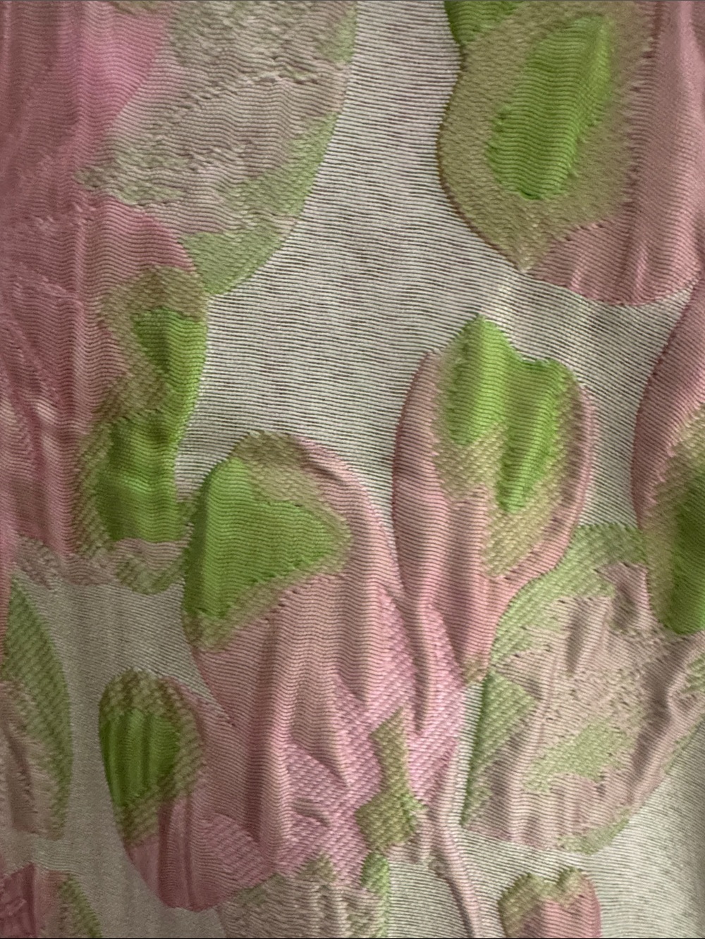“Jodifl” size Large Floral Ruffle Sleeve Women’s Dress in Pink and Green - Picture 2 of 2